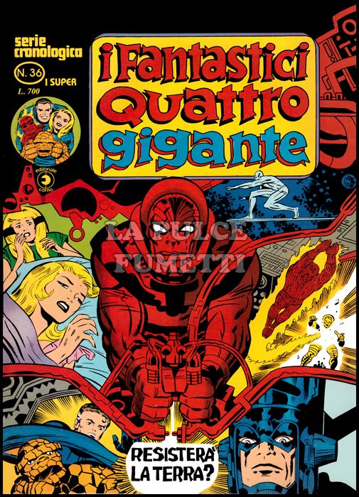 FANTASTICI QUATTRO GIGANTE #    36: RESISTERÀ LA TERRA?